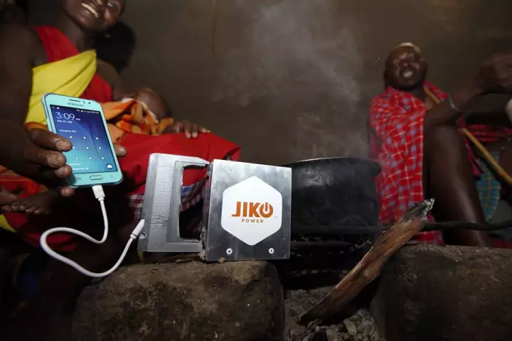 A JikoPower Spark prototype in use