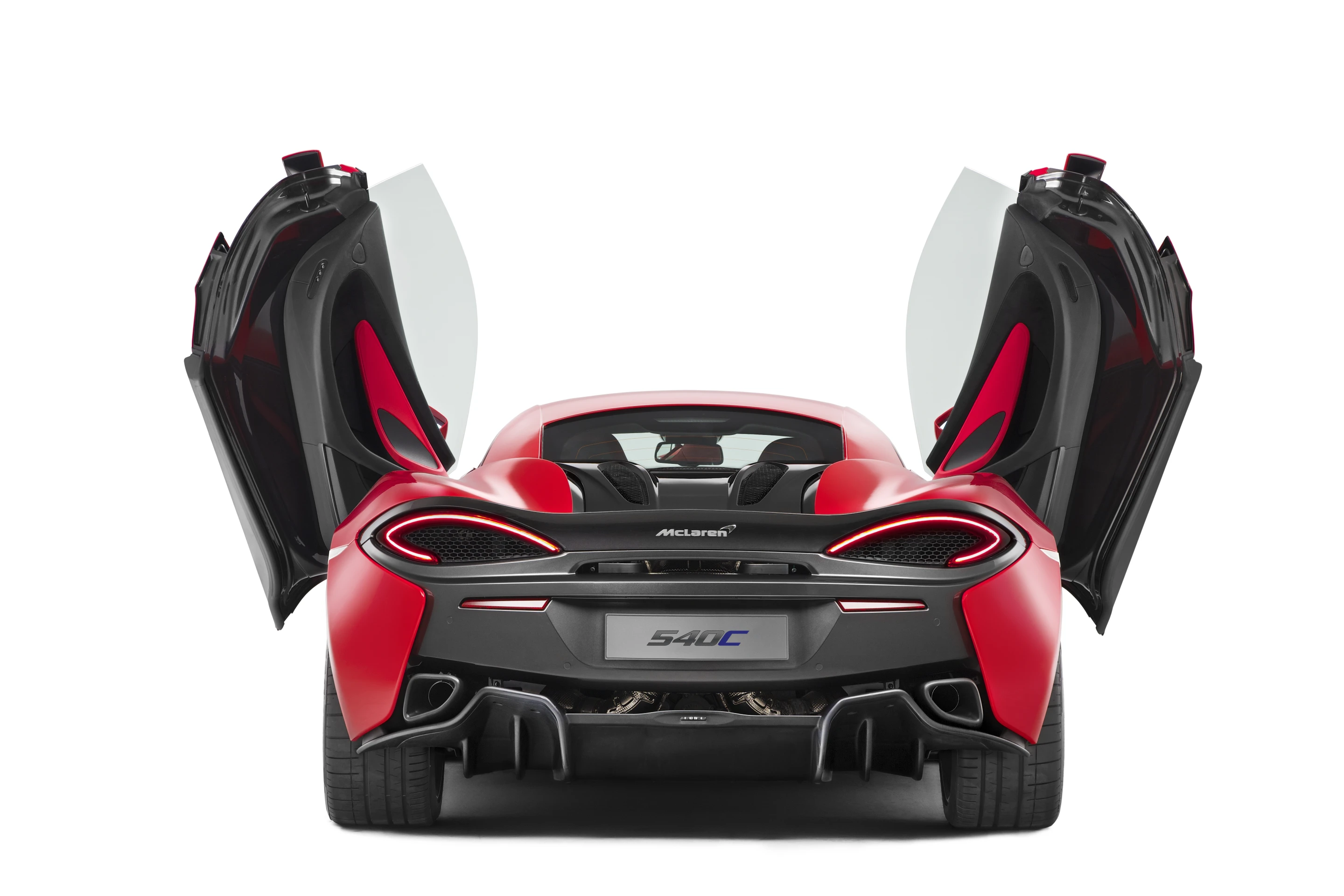 The dramatic styling of the 570S is largely unchanged in the 540C's transition down the price scale