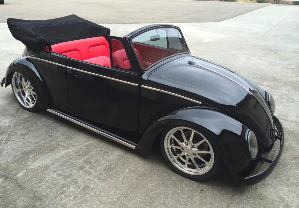 This 1966 Volkswagen Beetle Custom Cabriolet sold for $49,500 at Barrett-Jackson's 2015 Scottsdale sale | Auction Link