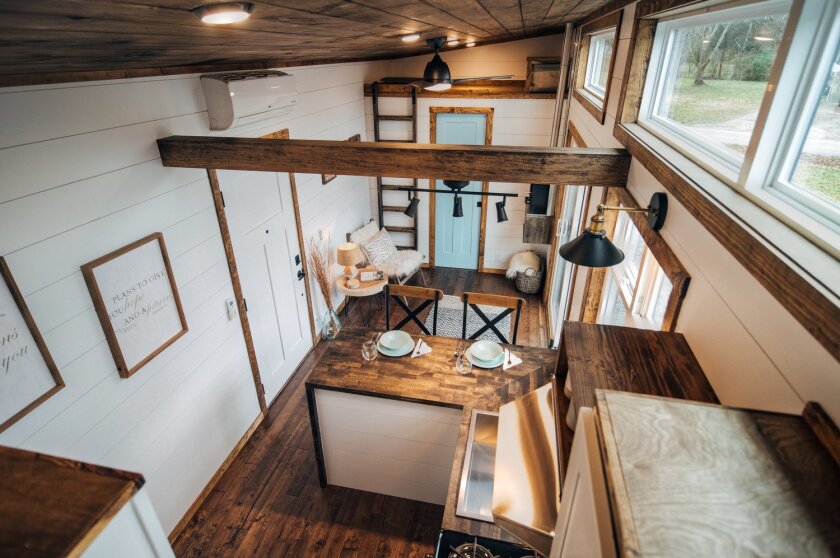 Top-down view of the Lupine's interior