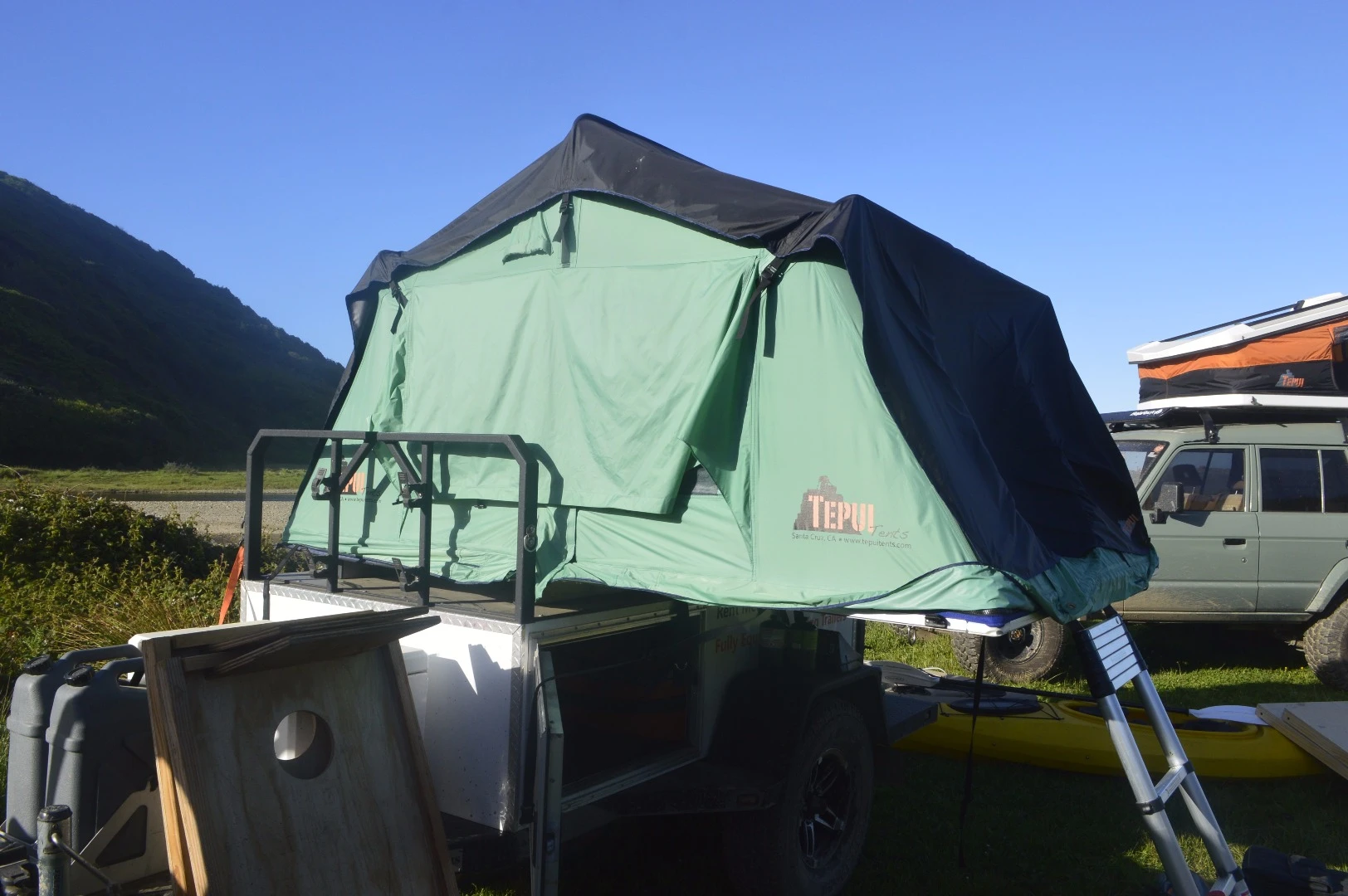 I didn't need the rainfly while camping but it's there when you do