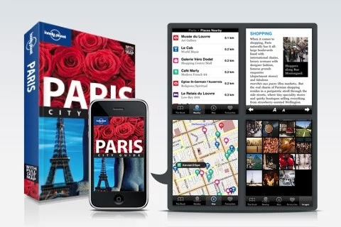 The Lonely Planet iPhone City Guides provide travelers with electronic information on 20 cities around the globe, including Paris