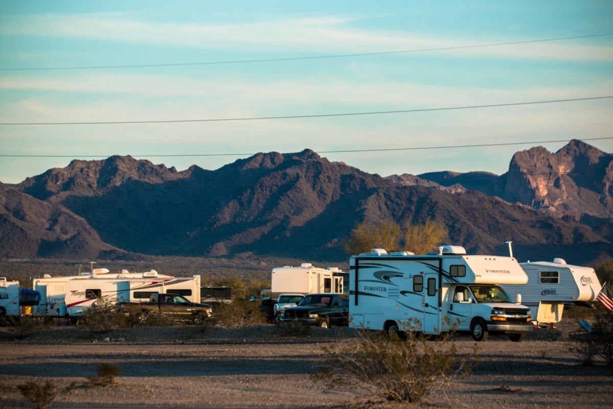 There are hundreds of miles of open BLM land where we you're free to camp
