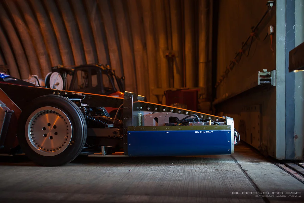 This first public test run for the Bloodhound easily reached a speed over 200 mph and the team hope to cross the 1000 mph threshold in 2020