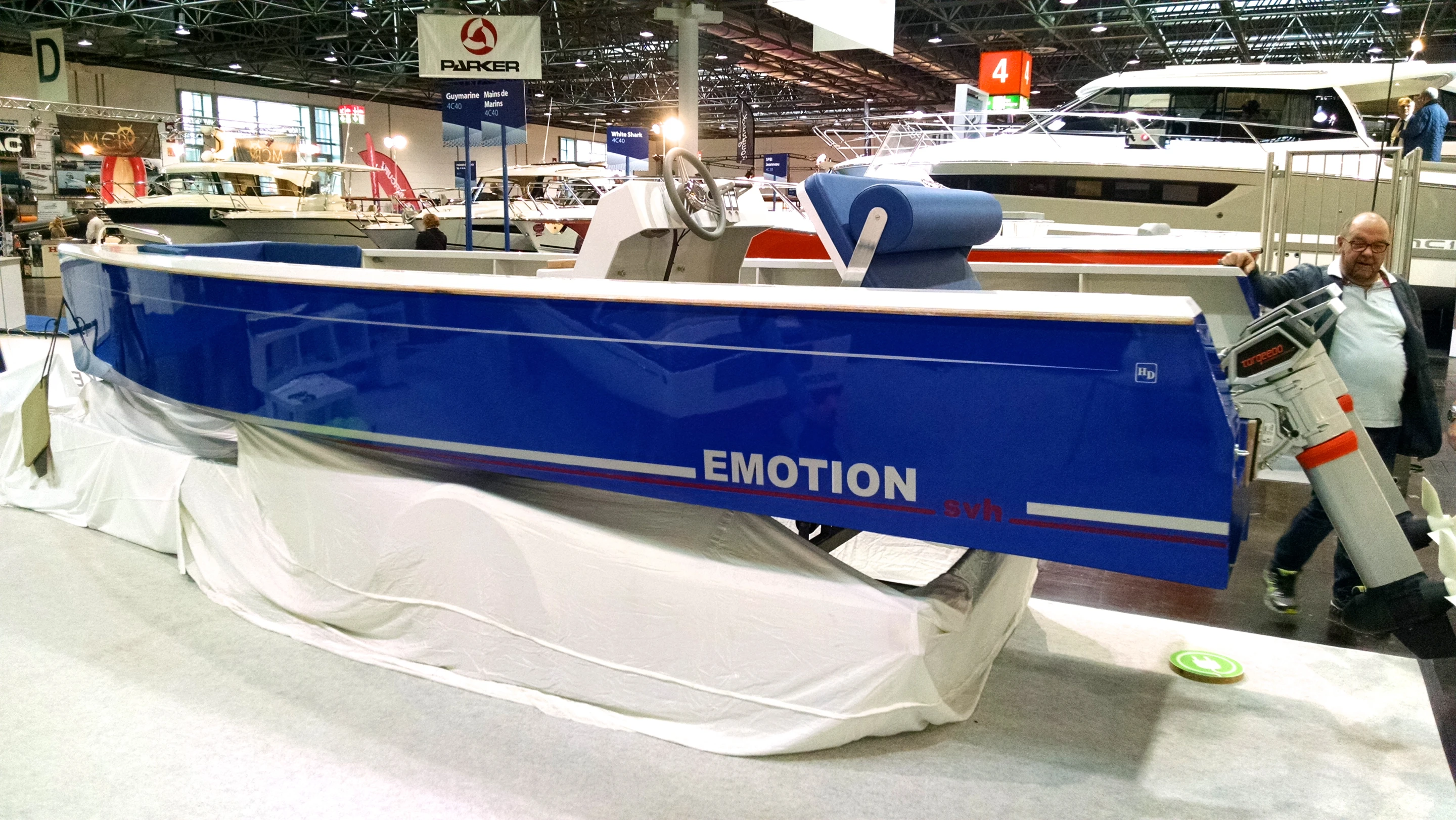 A dual-motored electric boat from Fricke & Dannhus (Photo: C.C. Weiss/Gizmag)