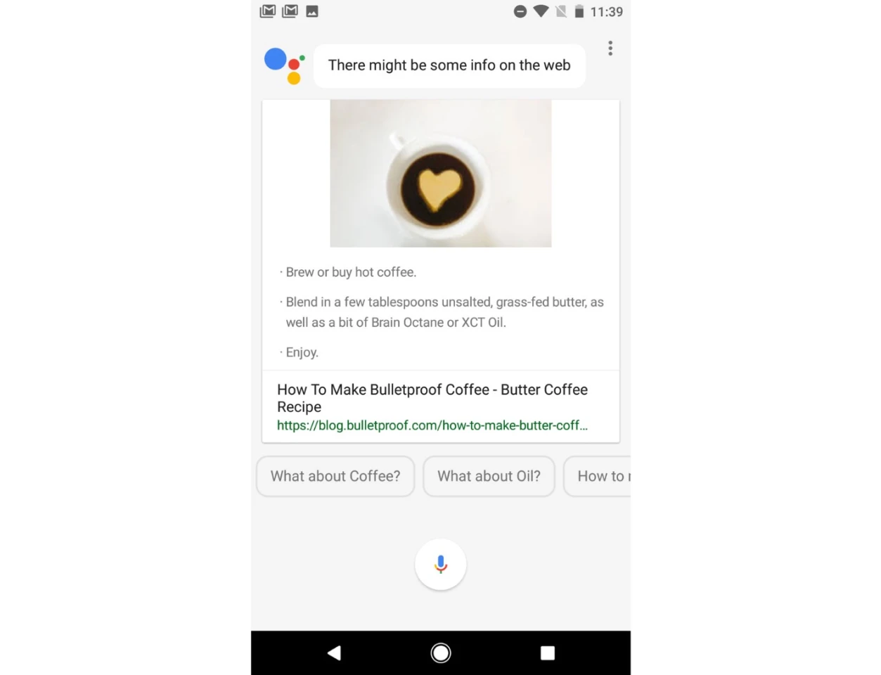 Google Assistant anticipates your follow-up questions and adds ready-to-tap links to more information
