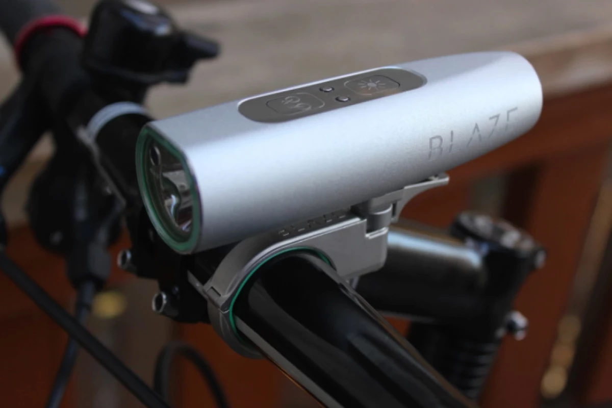 The Blaze Laserlight is designed to alert motorists by projecting a bicycle symbol onto the road