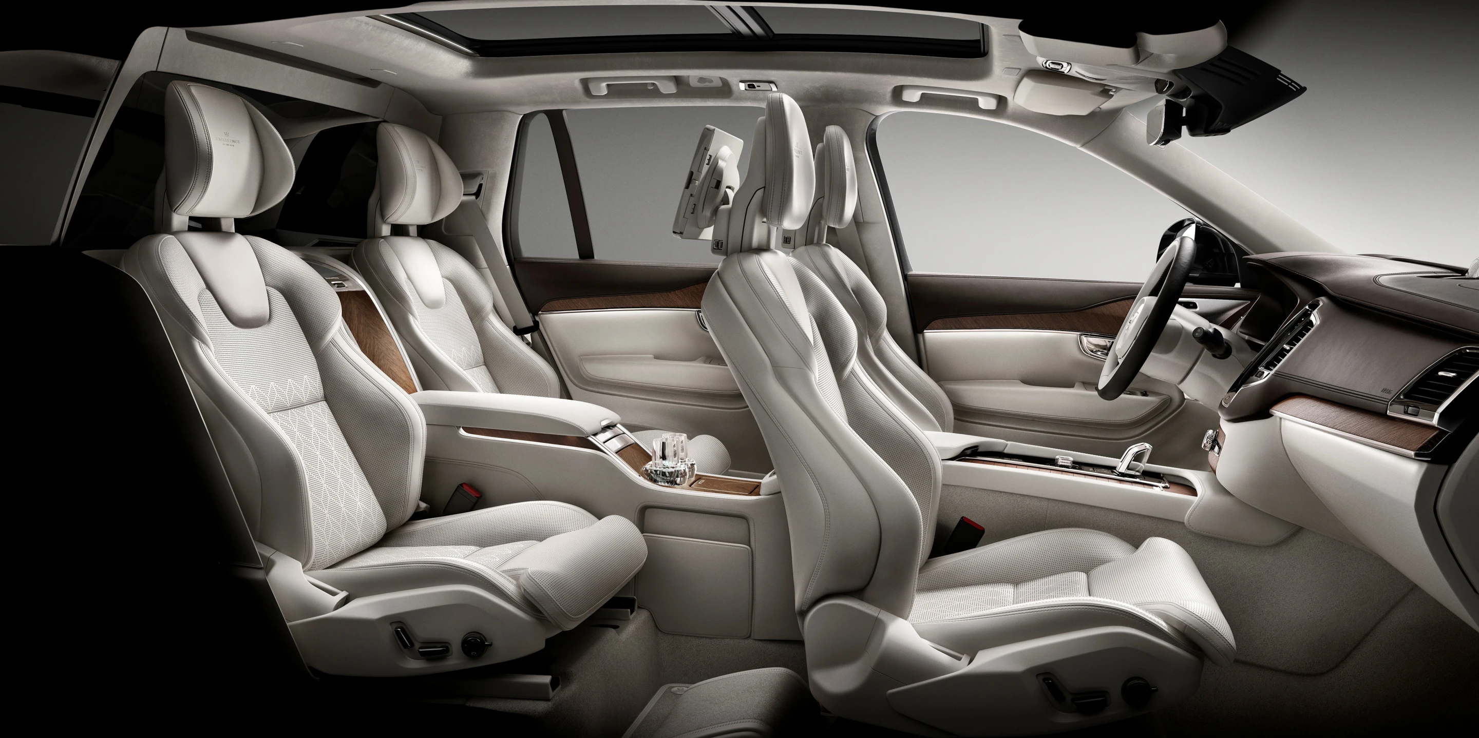 The Volvo XC90 Excellence's rear seats recline, and will massage occupants