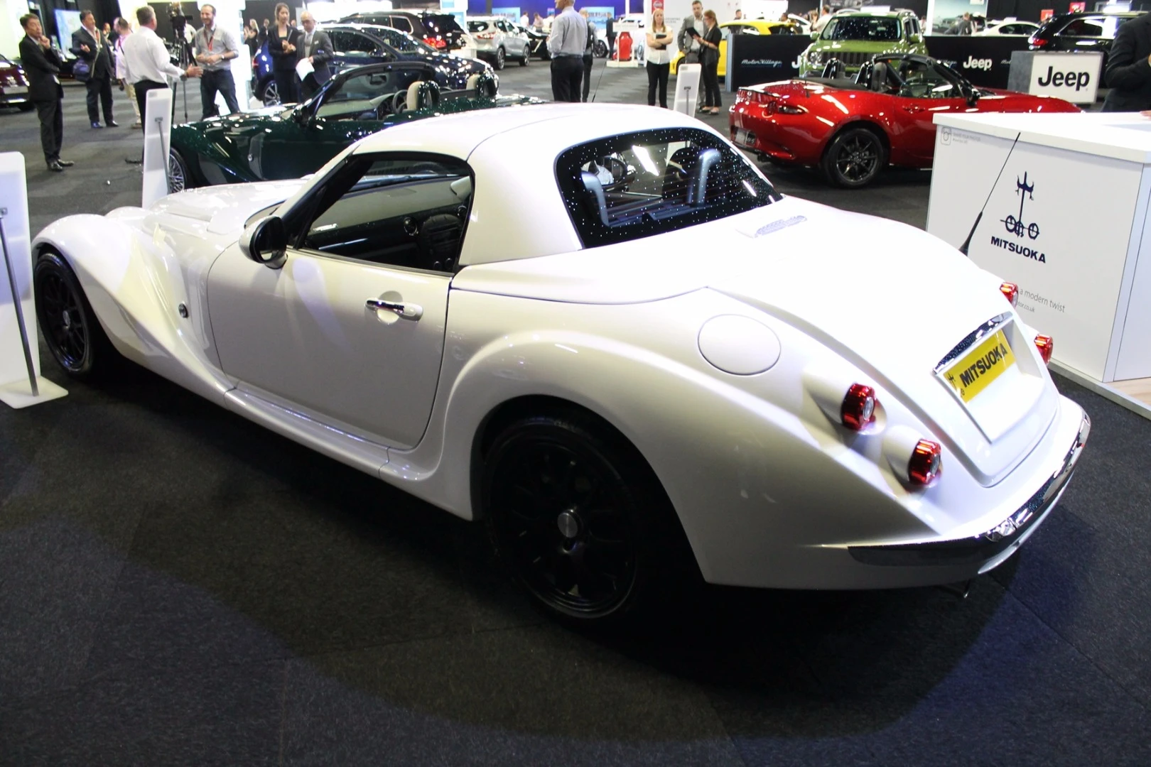 The Roadster has 188 hp, and there are manual and automatic options available