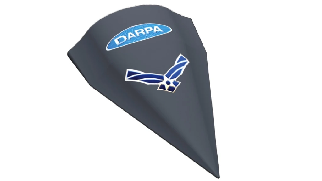 A rendition of the Falcon Hypersonic Technology Vehicle 2 (HTV-2)