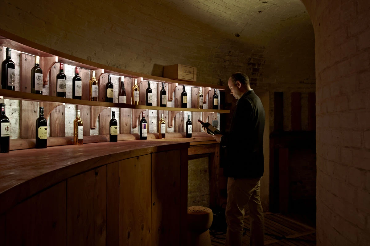 Spitbank Fort Hotel cellar