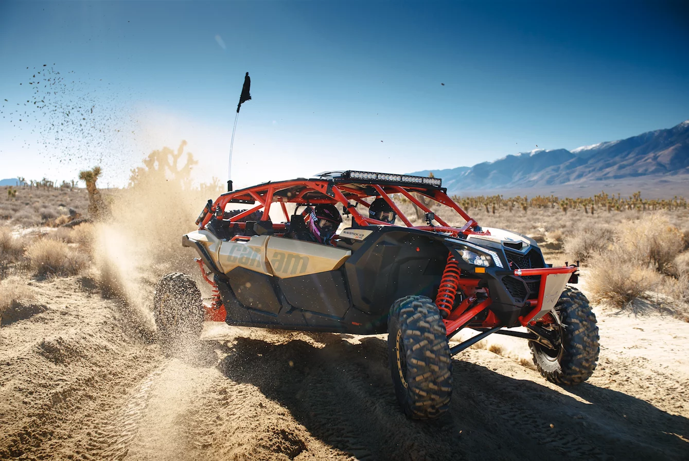 The Can-Am Maverick X3 Max provides a thrilling ride for four