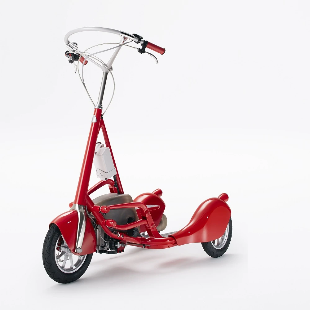 The Walking Bicycle is for those who enjoy walking but want to get from A to B more quickly