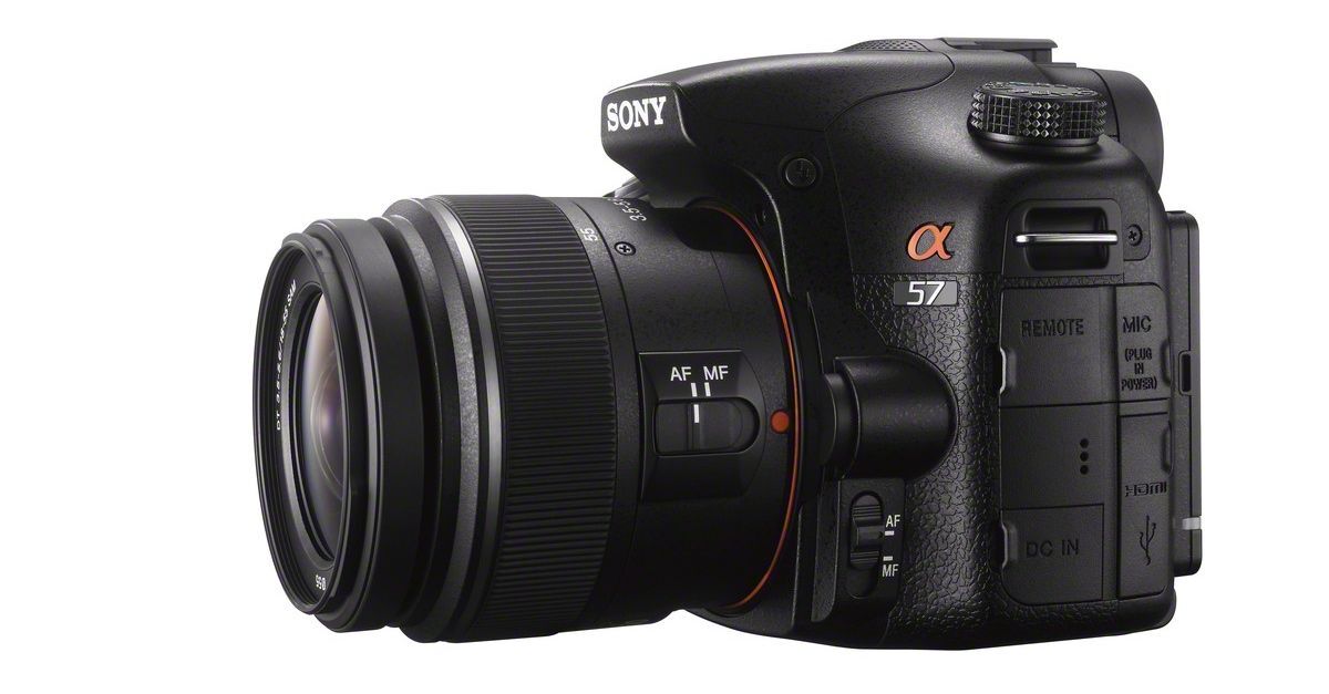 Sony α57 boasts 12 fps shooting with full-time continuous autofocus