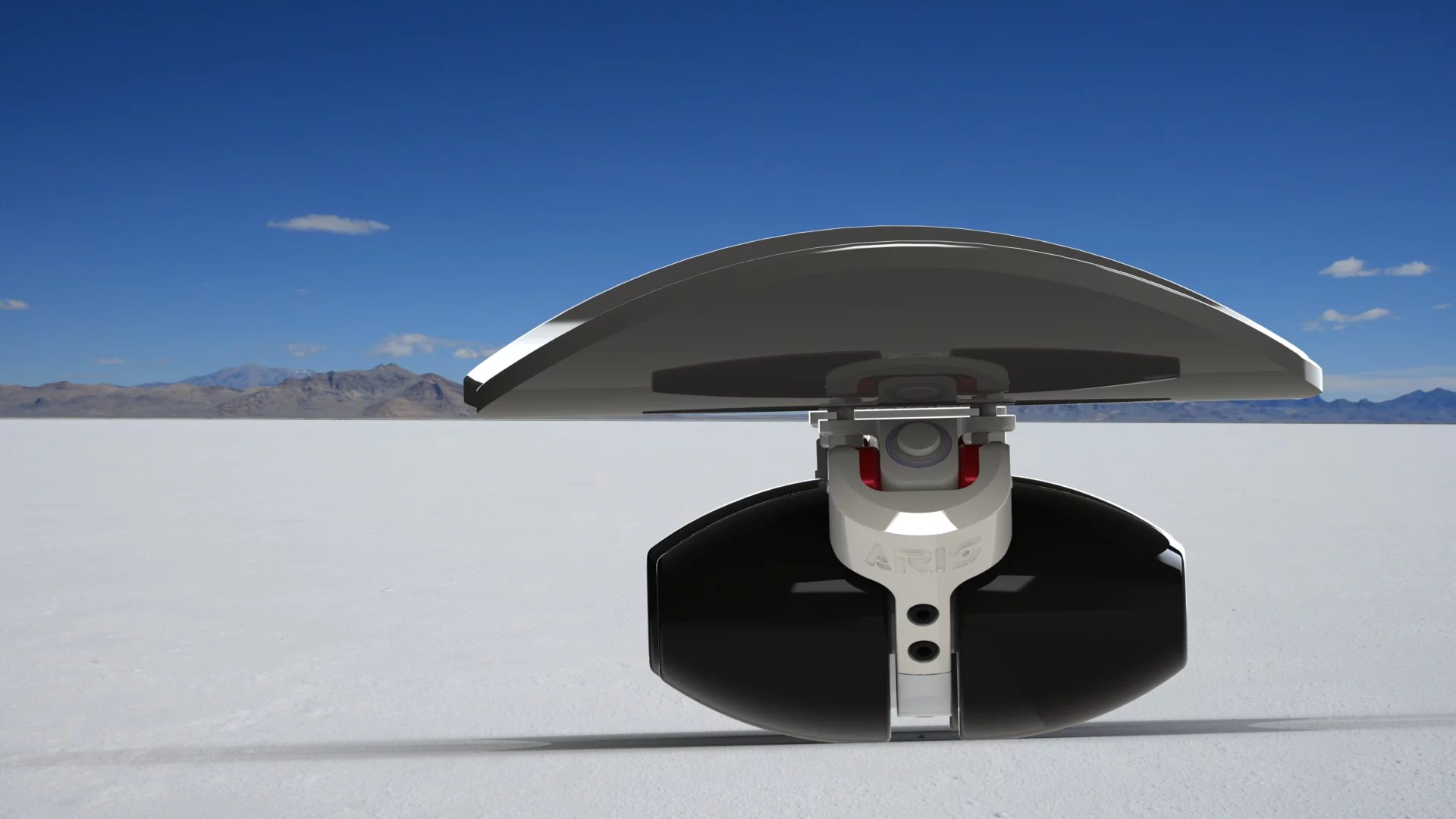 ARIS Sport's snowboard-style Blade Runner skateboard