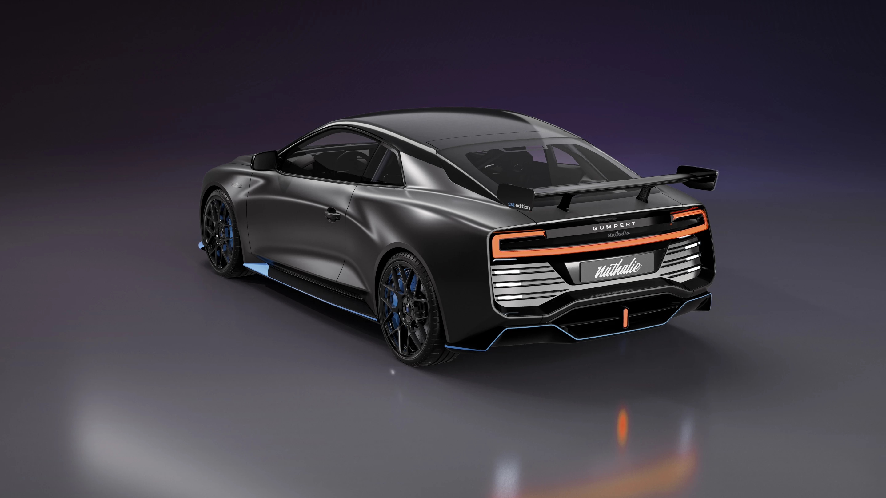 Gumpert Aiways' Nathalie relies on a 536-hp four-motor electric drive with methanol fuel cell and buffer battery