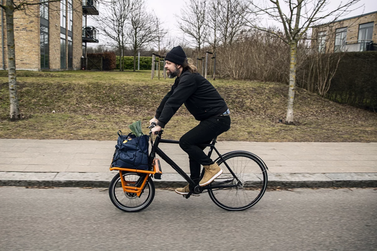 The CargoDrive kit is said to be compatible with most upright bicycles