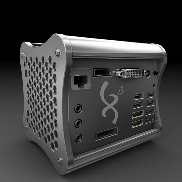 Digital render of the Xi3