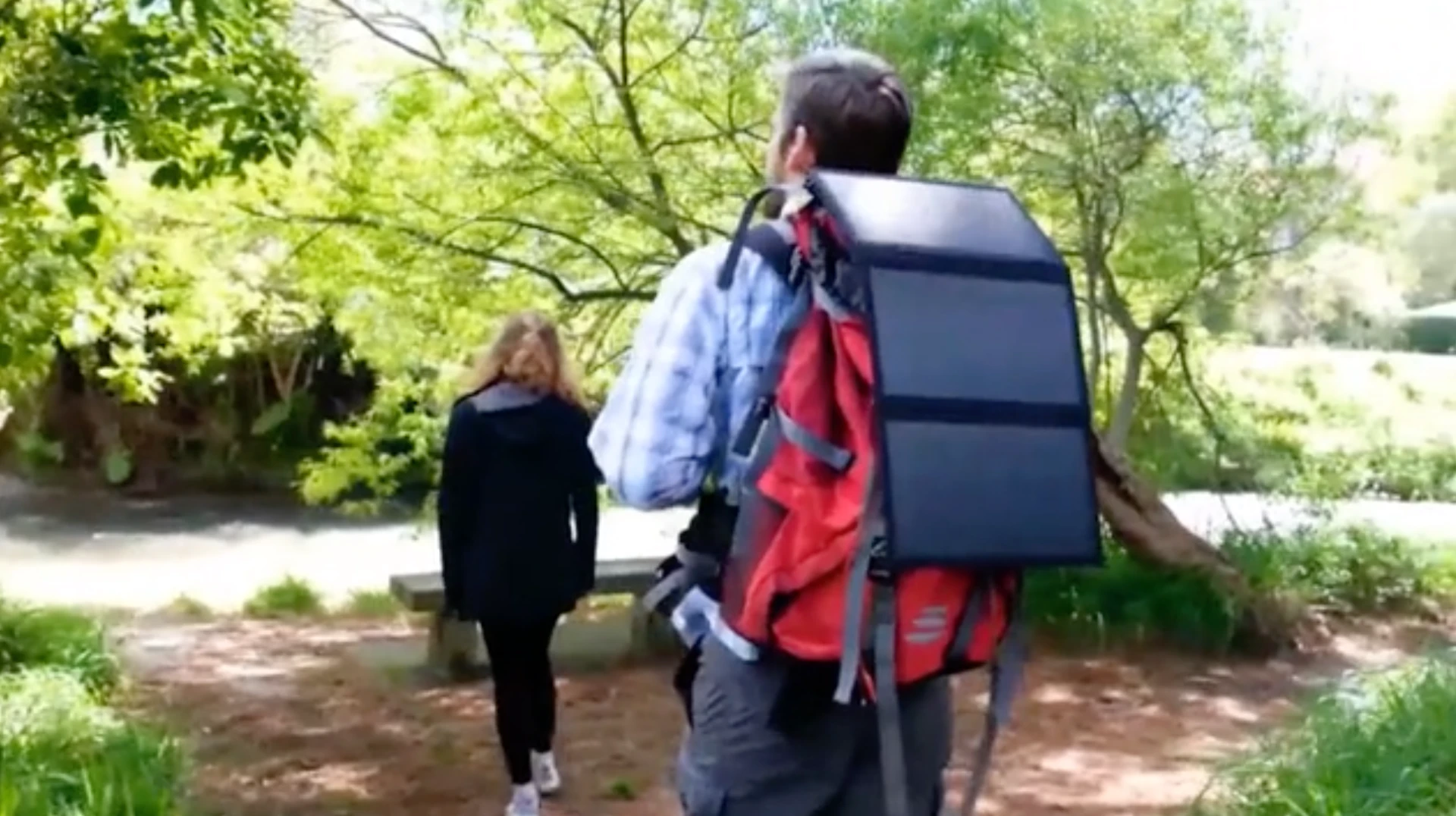 The Morphcooker comes with portable solar panels for recharging while out and about