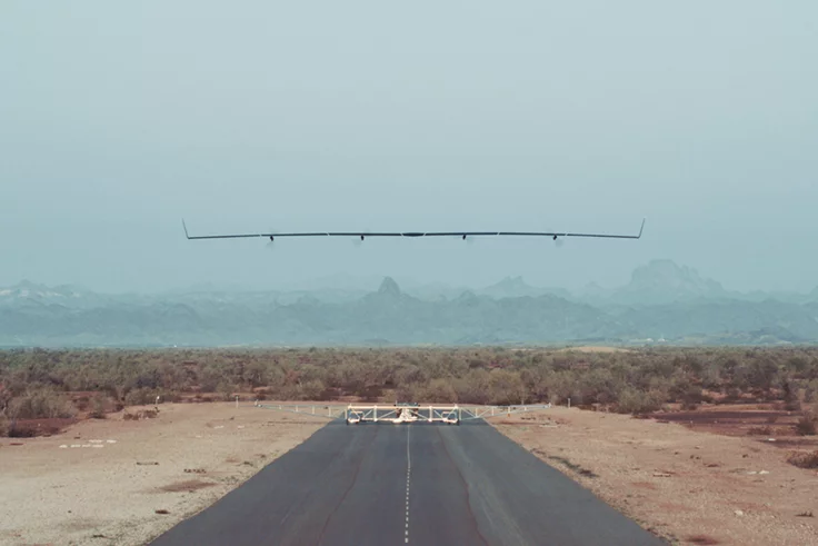 Aquila flew for a total of 96 minutes at low altitude controlled by its autopilot software