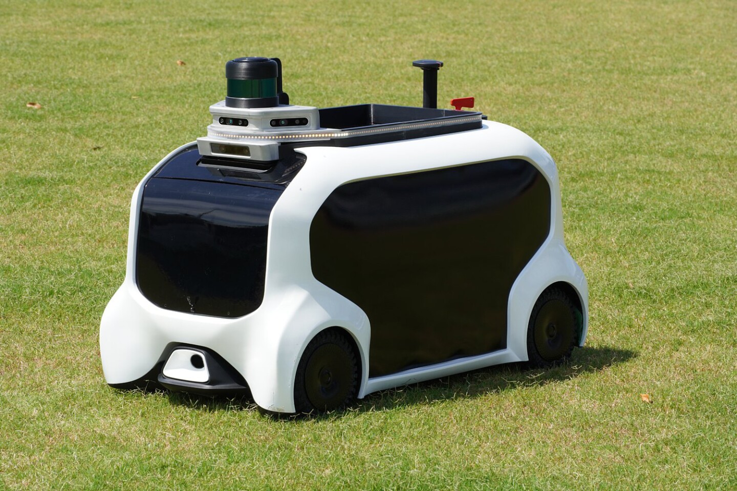 The Field Support Robot's role is still being developed, but applications will include retrieving thrown objects such as javelins in the Olympic Stadium