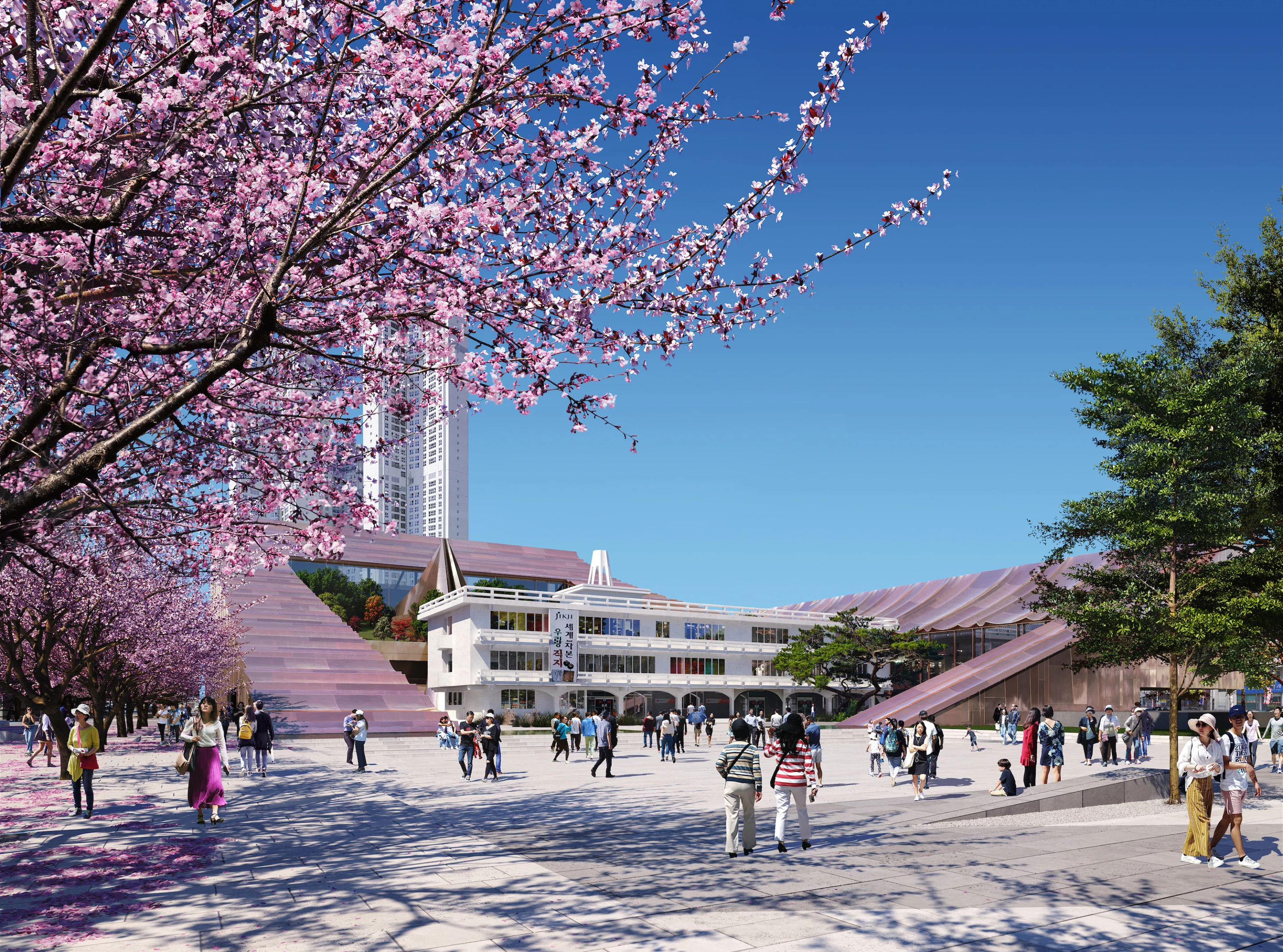 Cheongju New City Hall is due for completion in 2025