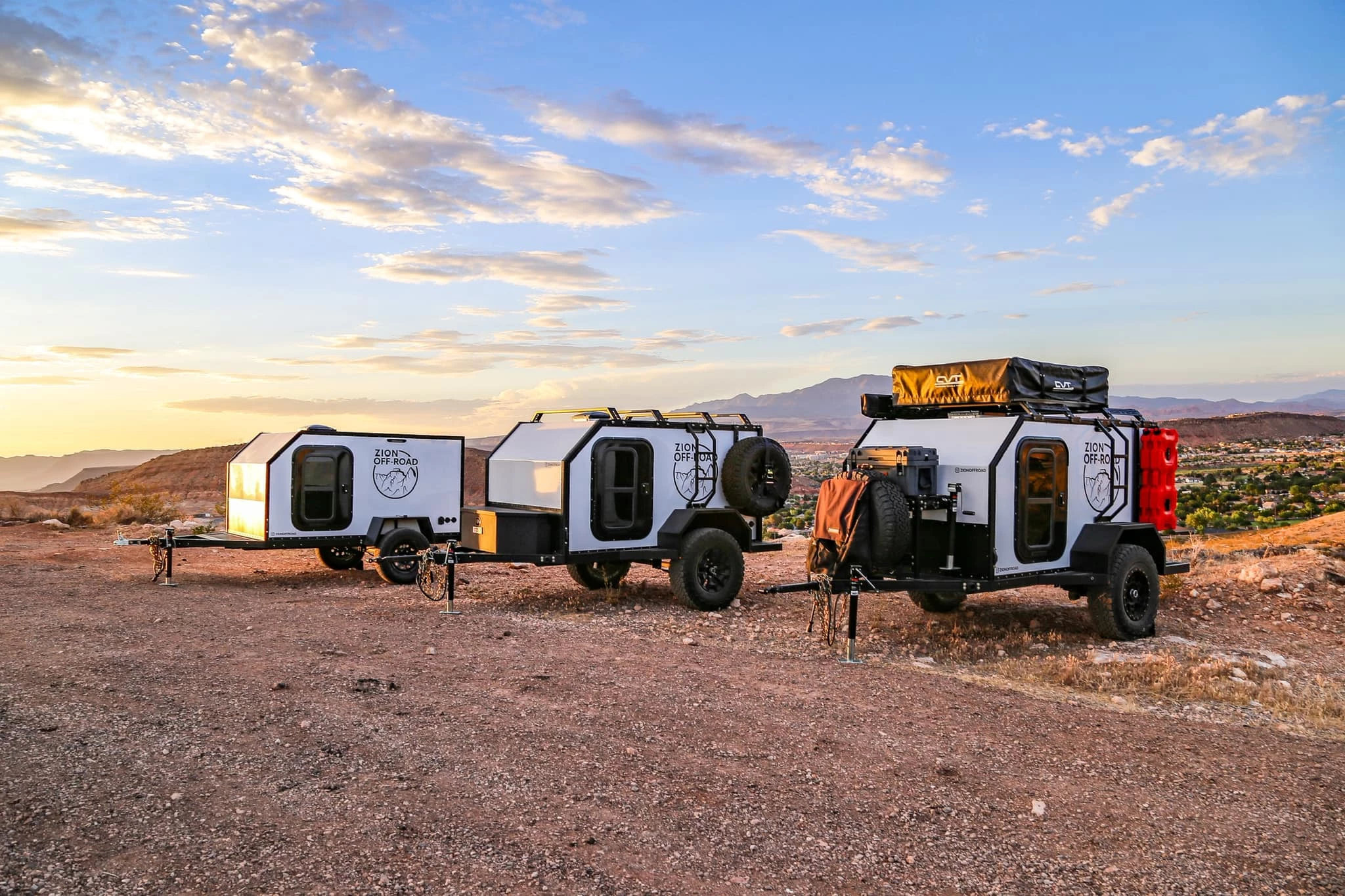 The cornerstone of Zion's design is modularity that lets buyers build from a basic sleeper trailer to a go-anywhere adventure launchpad, either at the time of initial purchase or over the course of months and years