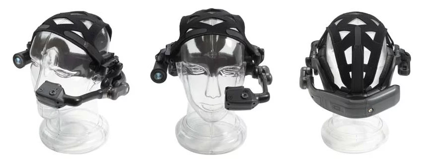 The Motorola HC1 can be fitted with a camera accessory or other peripherals