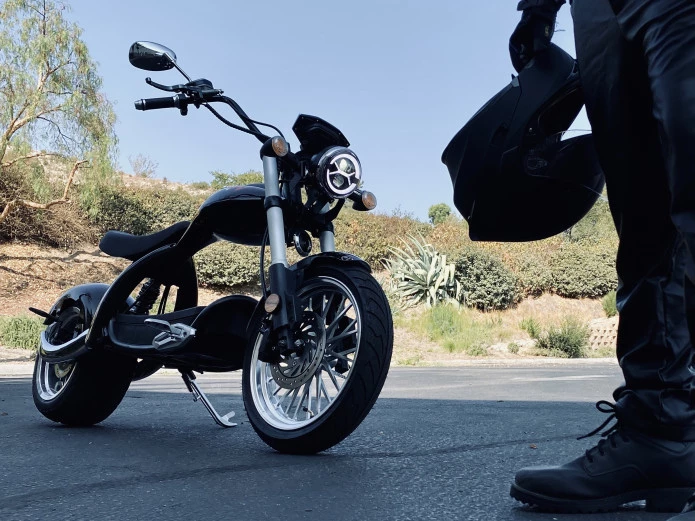 The Buzzsaw Boss Hog Chopper can be ordered with custom graphics