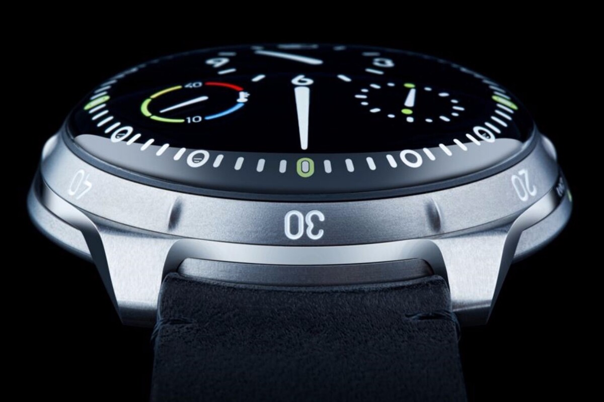 The Ressence Type 5 is filled with oil to resist pressure and improve readability