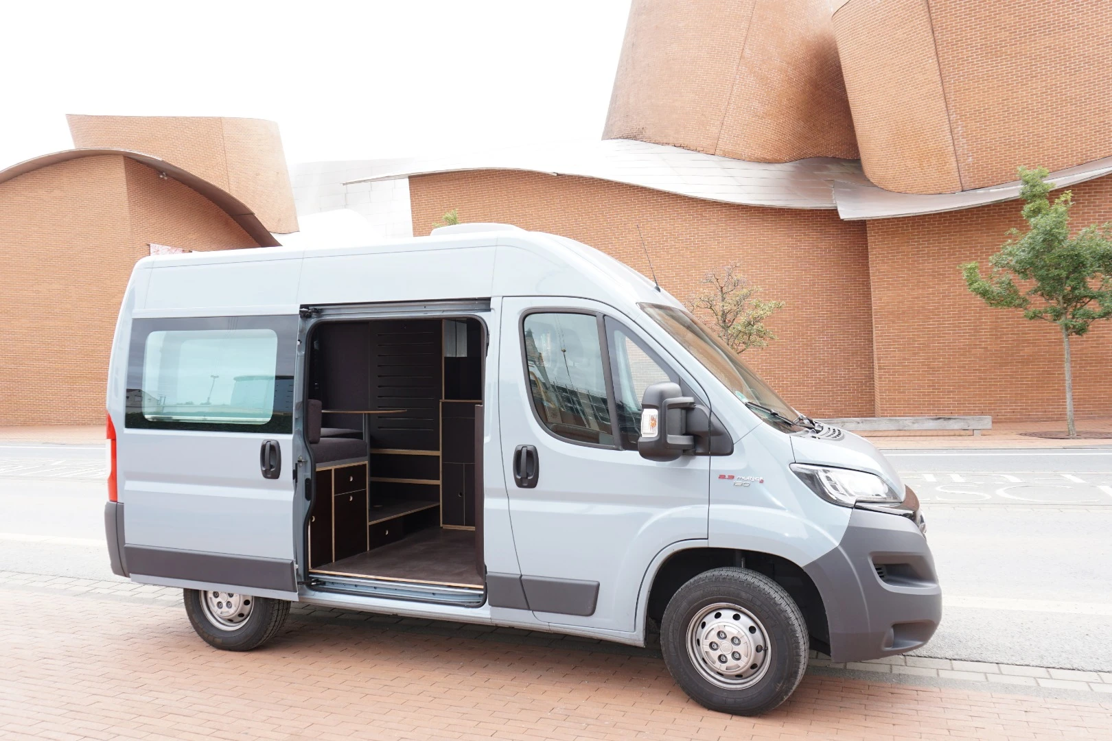 Berlin-based designer Michael Hilgers has created a campervan conversion which is jam-packed with smart space-saving features