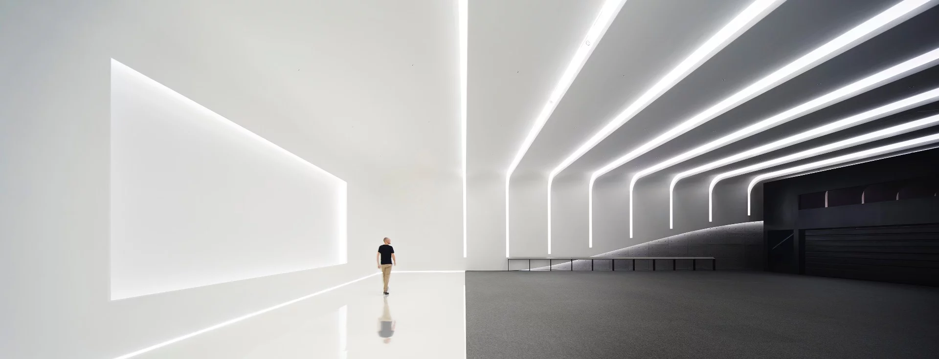 Gensler found inspiration in the West Coast minimalist Light and Space Movement of the 1960s and ’70s as well as classic photography studios