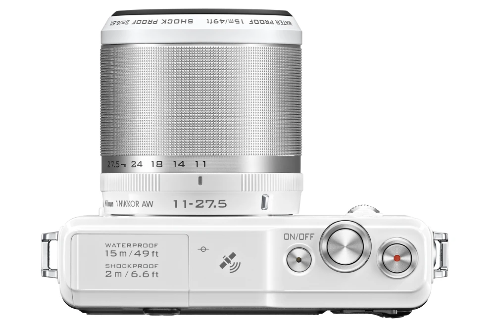 The Nikon 1 AW1 features a CX format 1-inch-type (13.2 x 8.8 mm) 14 megapixel CMOS sensor