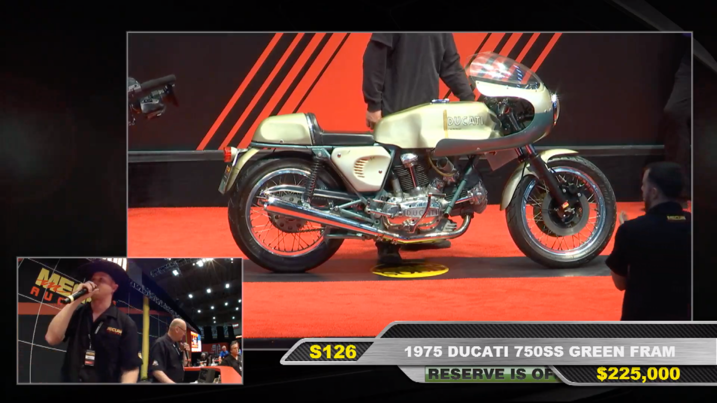 The most expensive 1970s motorcycle in the world is now officially the Ducati 750 SS
