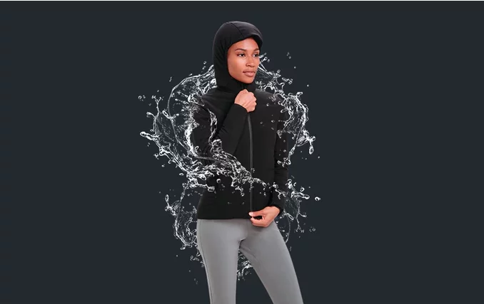 Made from a mix of polyester and polyurethane, the Mercury jacket itself is waterproof, windproof and odor resistant