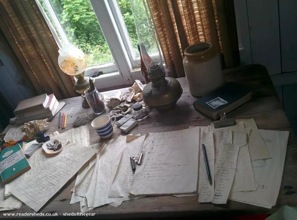 The Writer's shed was the shed used by Welsh writer Dylan Thomas to work on some of his most famous works