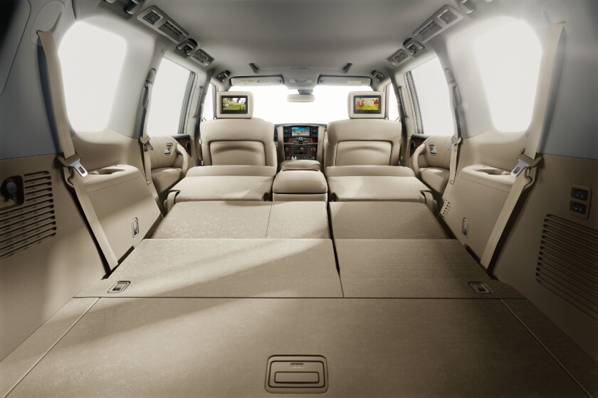 Eight-passenger seating is standard in the Armada