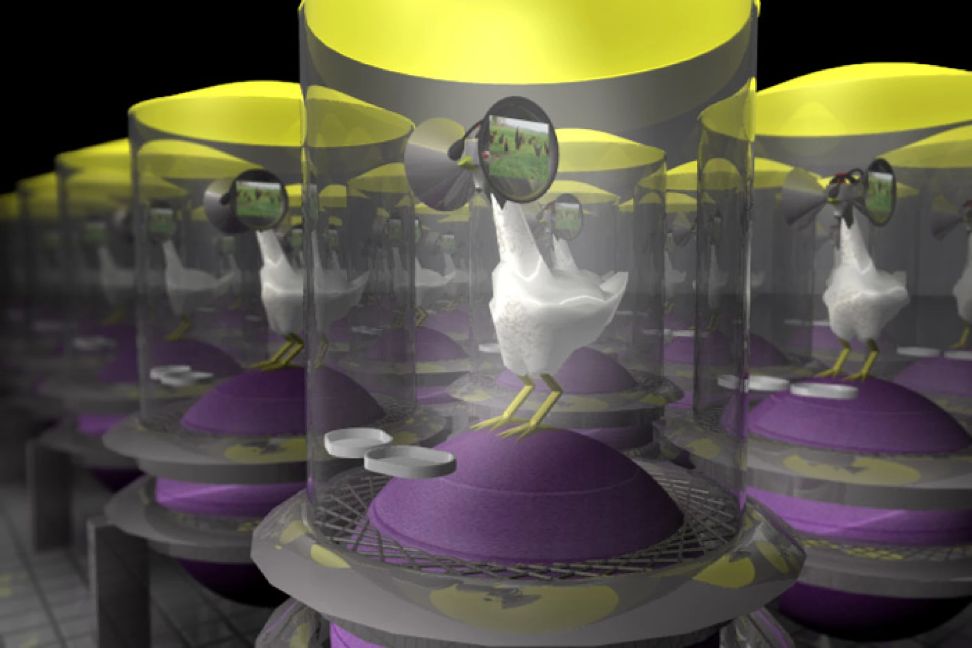 Second Livestock – virtual reality for chickens