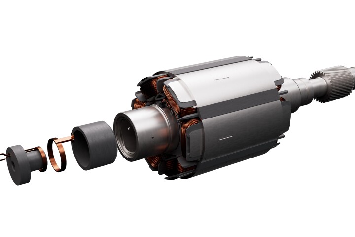 ZF Friedrischshafen reveals the first details of its in-rotor inductive excited synchronous motor (I2SM)