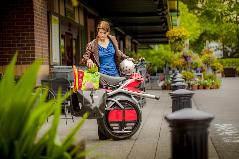 Even though you ride the RYNO solo – it doesn’t mean you can’t take things with you. The US$170 Ryno rack is compatible with most bicycle pannier-style bags, so you can hit the grocery store, carry your laptop, or whatever else you need when you’re out and about.