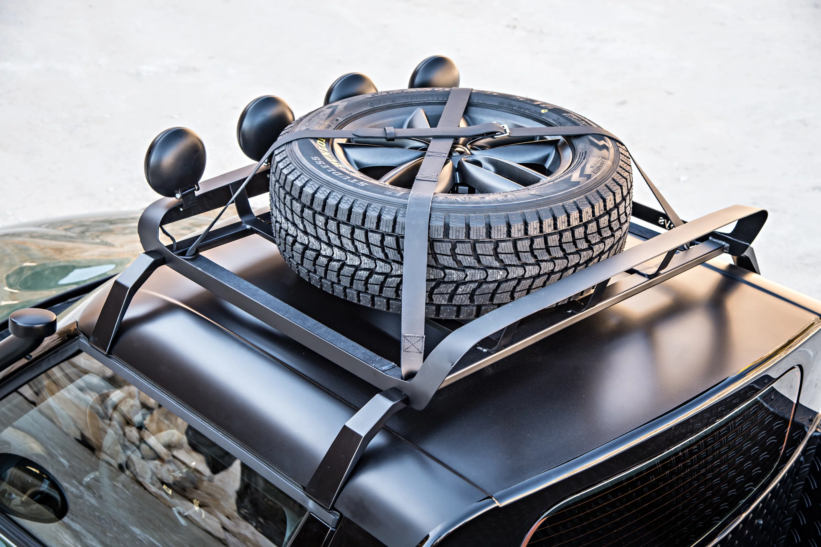 The Mini Paceman Adventure includes a roof rack