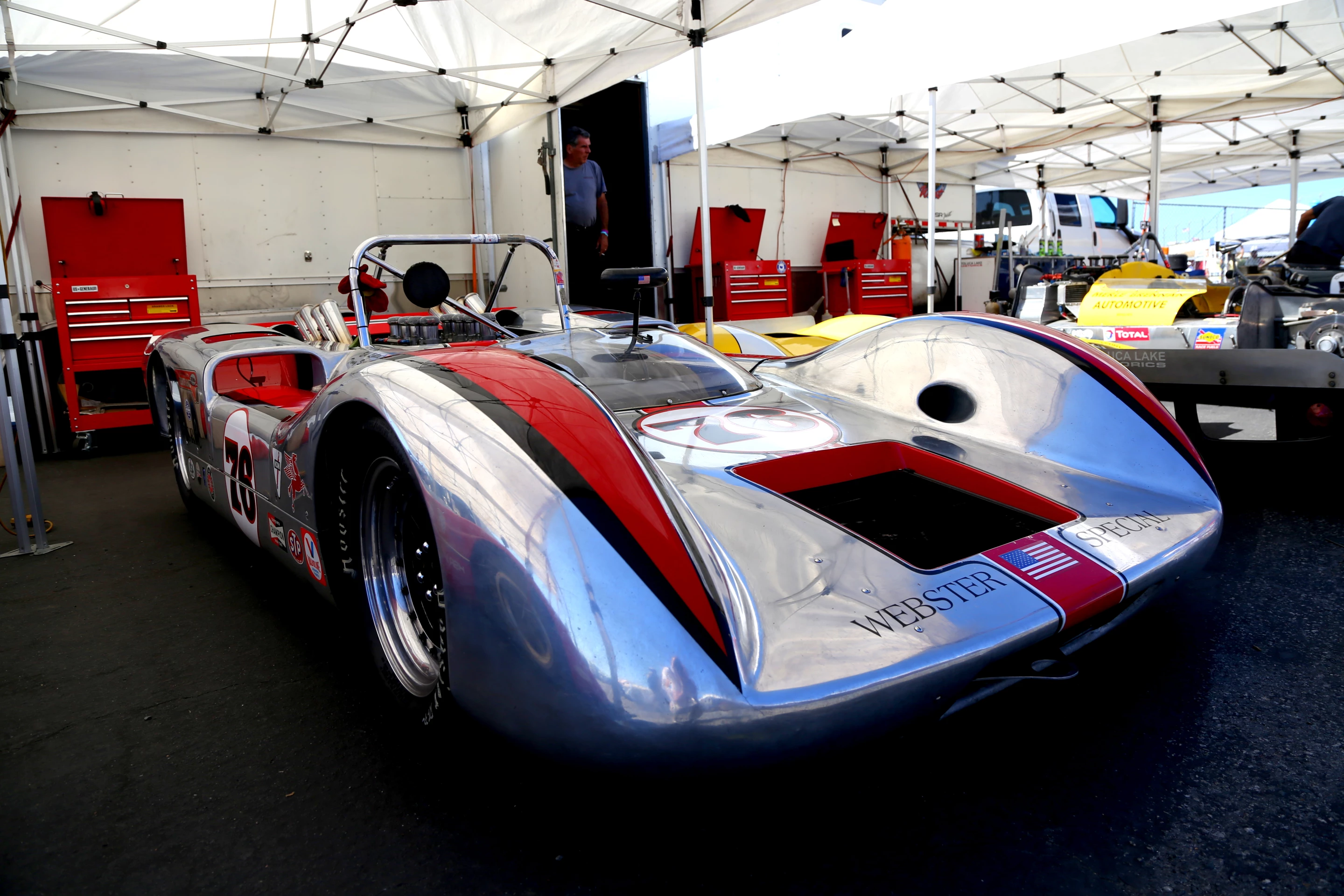 A Webster Special decked out in a polished aluminum finish (Photo: Angus MacKenzie/Gizmag.com)