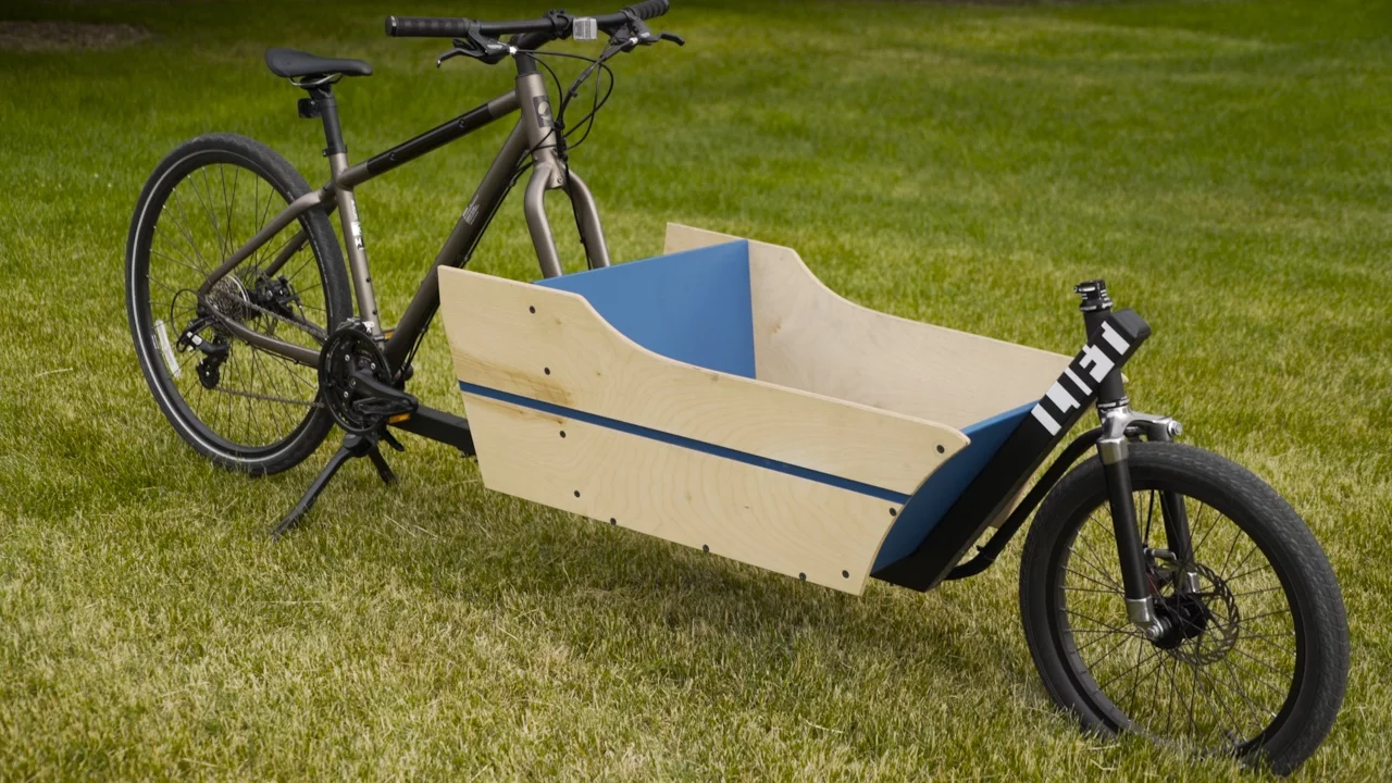 The Lift, attached to a mountain bike