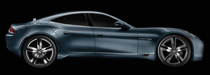The Karma plug-in hybrid electric vehicle from Fisker Automotive