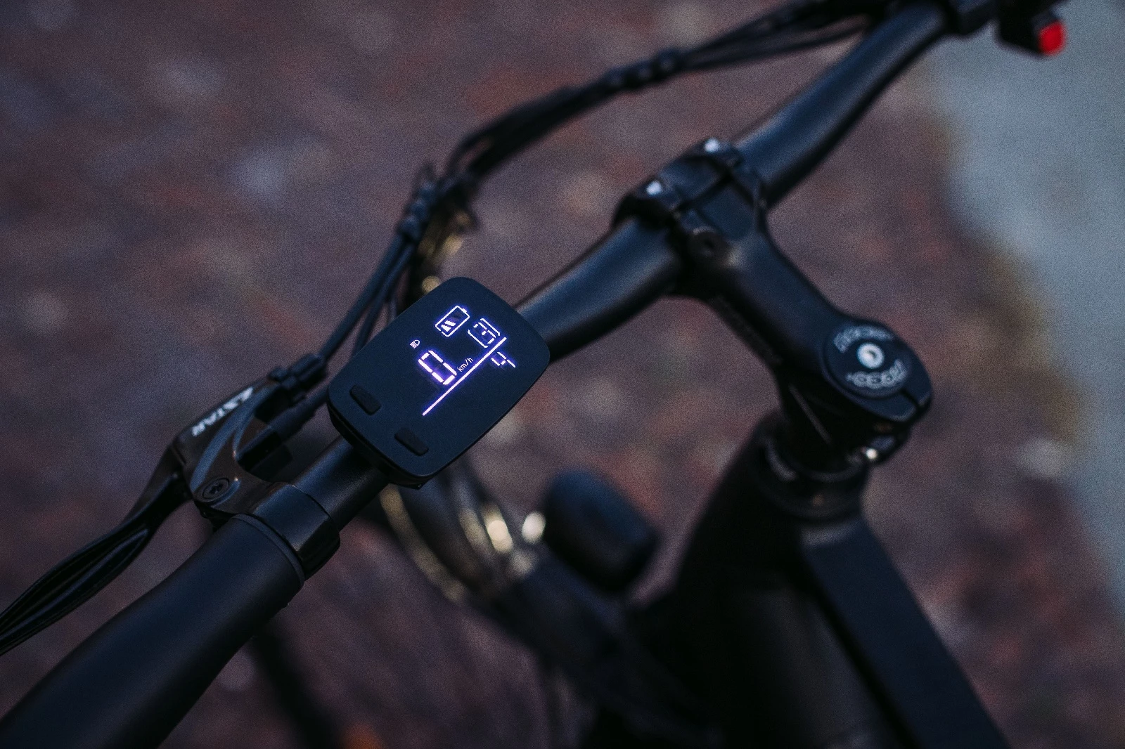 The LCD display on the Base model Three Phase One ebike, the Boost model gets an enhanced display