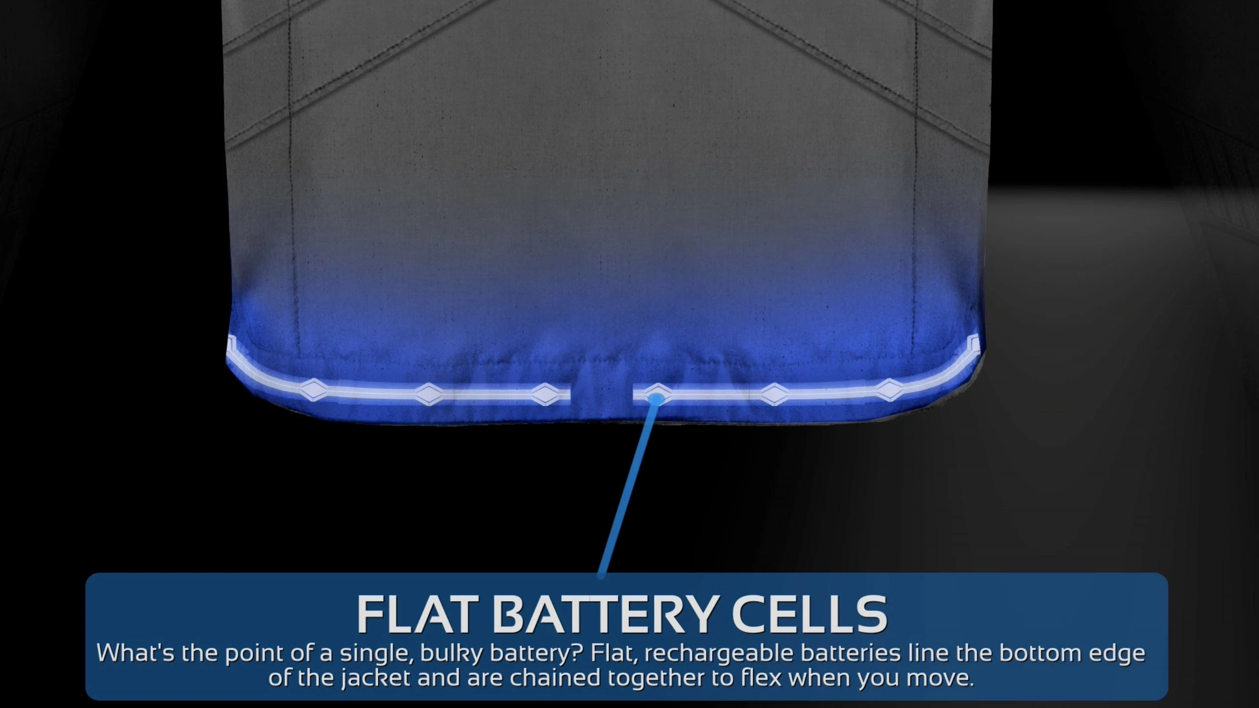 The TEC Jacket 2.0 will feature integrated rechargeable batteries