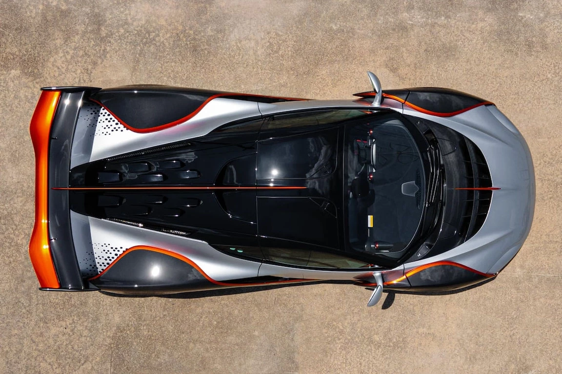 This 2020 McLaren Sabre will go to auction as Lot S63 at Mecum on Saturday, 20 August 2022 with an estimate of between $4,500,000 and $5,000,000