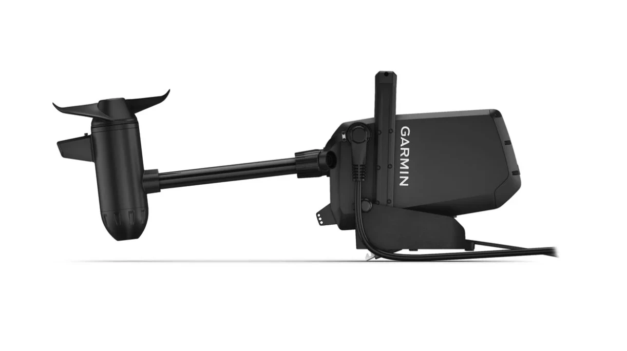 Garmin includes a one-handed tilt system to get the Force Current out of the water quickly when things get shallow