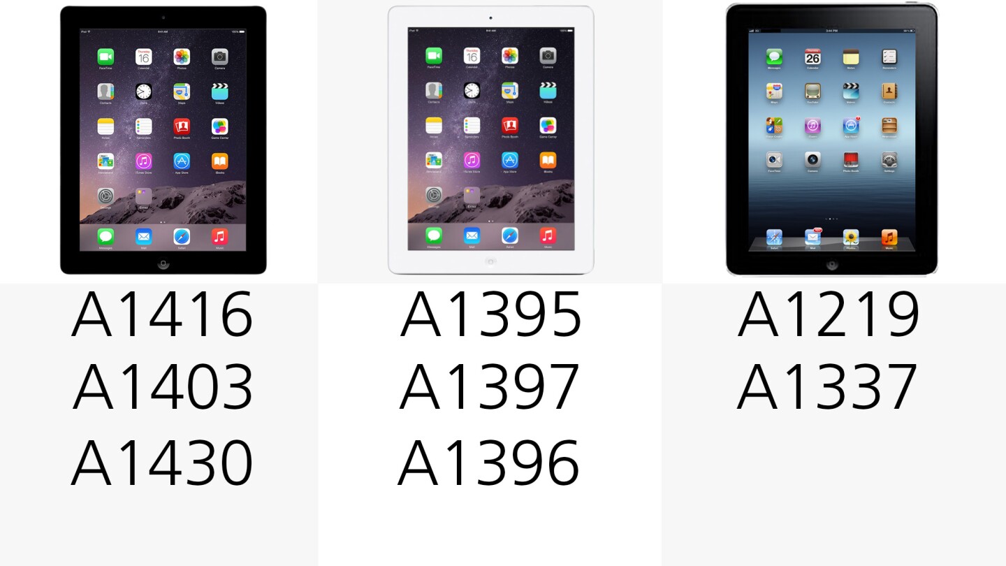 Model numbers (row 2)