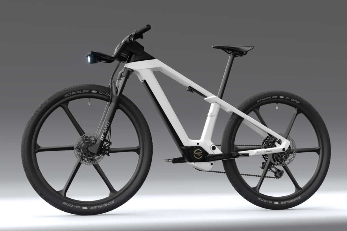 The eBike Design Vision is intended for both on- and off-road use